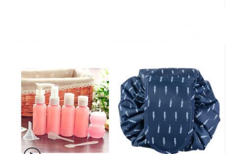 Load image into Gallery viewer, Animal Printing Large Capacity Drawstring Lazy Cosmetic Storage Bag
