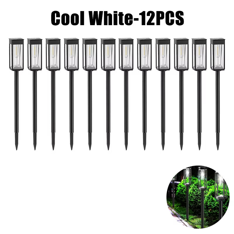 GlowPath Solar Lights – Waterproof LED Outdoor Lighting for Garden, Yard, Patio &amp; Walkways
