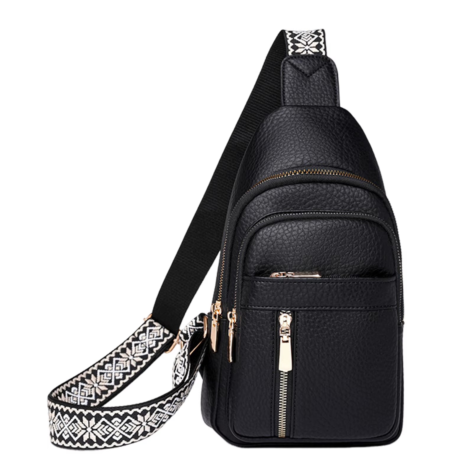 UrbanChic Crossbody – Waterproof PU Leather Chest &amp; Shoulder Bag for Women on the Go