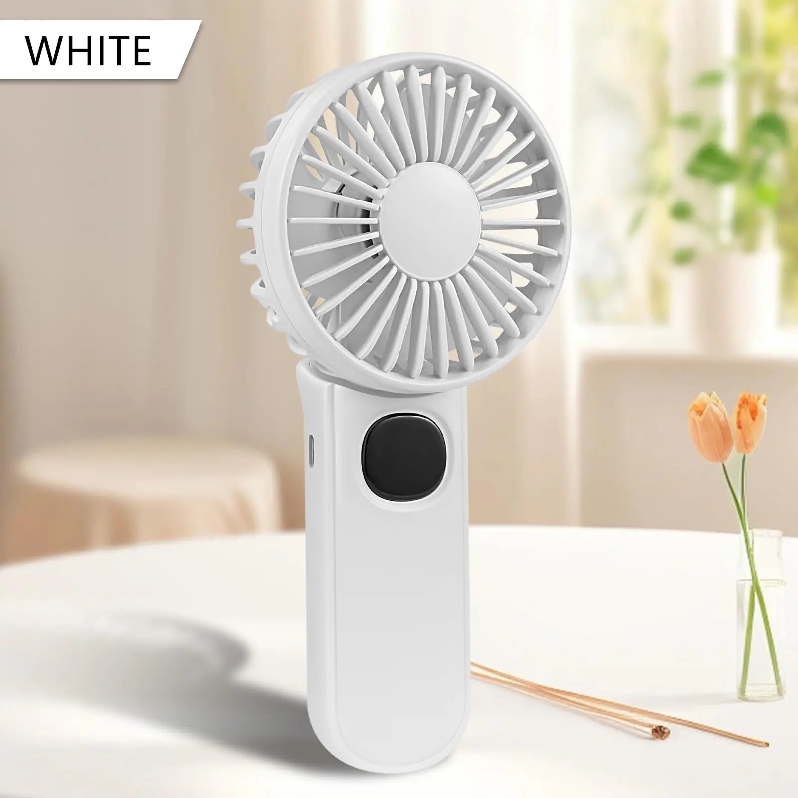BreezeLoop Pro – Bladeless Rechargeable Neck Fan with 3-Speed Cooling for Summer Comfort
