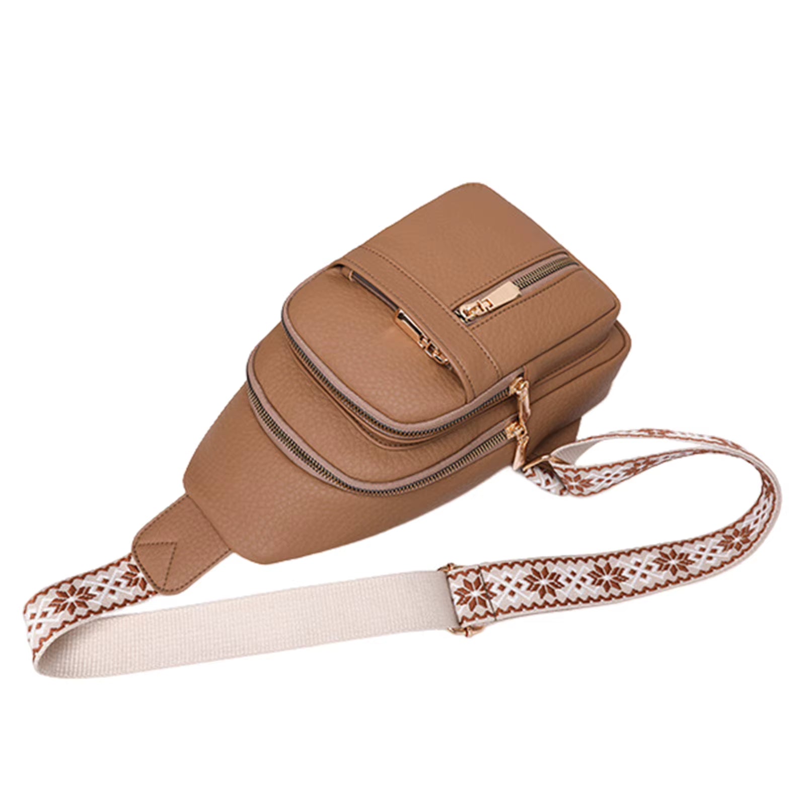 UrbanChic Crossbody – Waterproof PU Leather Chest &amp; Shoulder Bag for Women on the Go