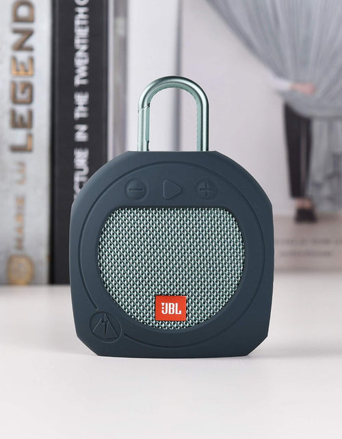 Load image into Gallery viewer, Protective Silicone Stand up Carrying Case for JBL Clip 3 Waterproof Portable Bluetooth Speaker(Blue)
