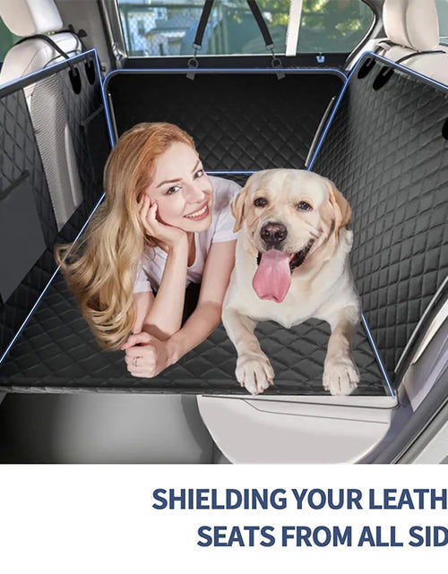 Load image into Gallery viewer, New Design Large Pet Back Seat Extender Car Backseat Protector Hammock Dog Car Seat Cover Hard Bottom for Travel
