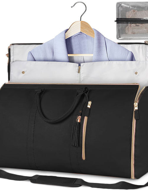 Load image into Gallery viewer, Large Capacity Travel Duffle Bag Women&#39;s Handbag Folding Suit Bag Waterproof Clothes Totes
