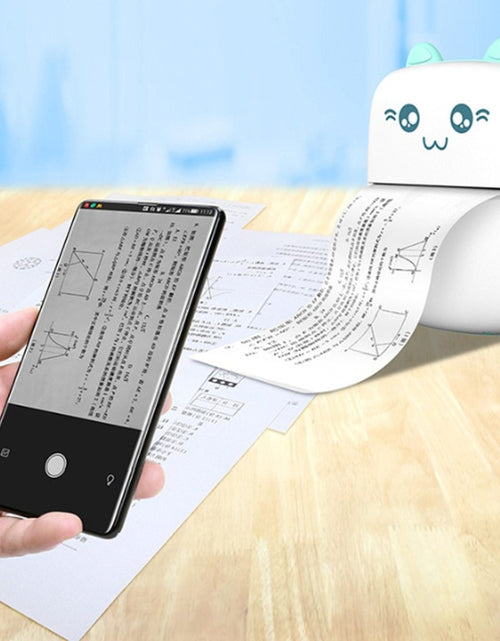 Load image into Gallery viewer, Mini Printer Portable Mini Bluetooth WiFi New Wrong Printer Mobile Phone Photo Title Note Hot Print Pocket Student Error Label Printer
