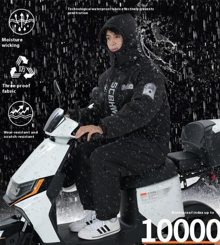 Winter Outdoors Cold-proof Cycling One-piece Work Clothes