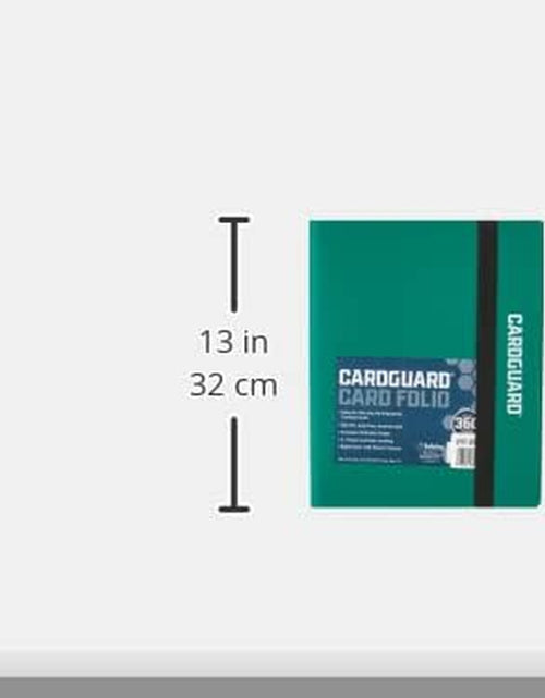 Load image into Gallery viewer, Trading Card Pro-Folio, 9-Pocket Side-Loading Pages, Holds 360 Cards, Dark Green
