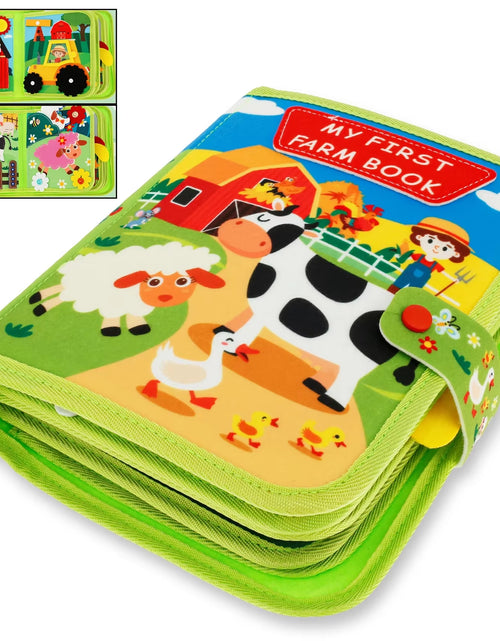 Load image into Gallery viewer, Little Learner Quiet Book – Soft Felt Sensory Activity Book for Toddlers &amp; Preschool Education
