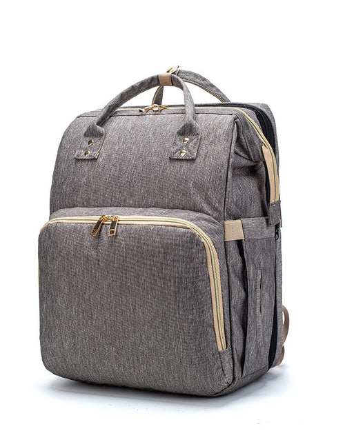 Load image into Gallery viewer, USB Charging Version Mommy Bed Backpack Folding Large Capacity Multi-function
