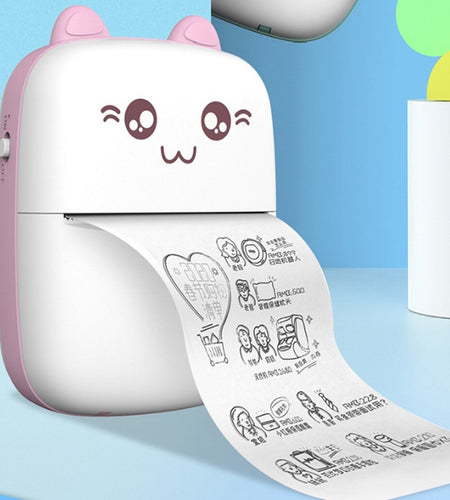 Mini Printer Portable Mini Bluetooth WiFi New Wrong Printer Mobile Phone Photo Title Note Hot Print Pocket Student Error Label Printer