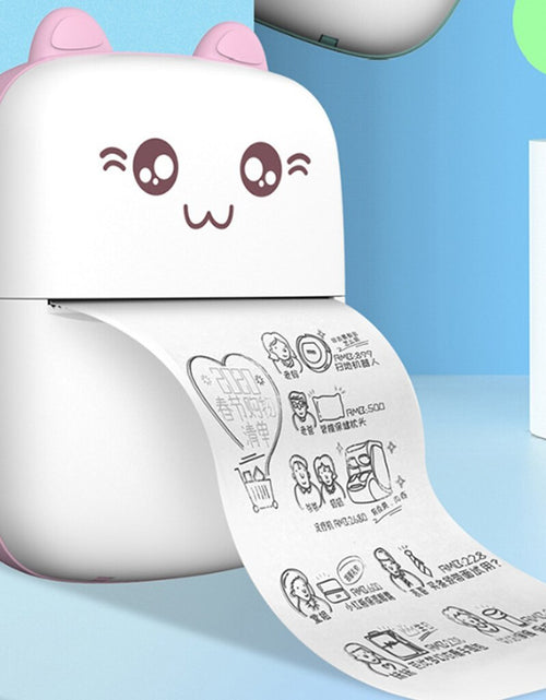 Load image into Gallery viewer, Mini Printer Portable Mini Bluetooth WiFi New Wrong Printer Mobile Phone Photo Title Note Hot Print Pocket Student Error Label Printer
