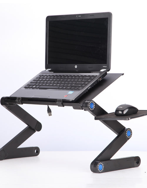Load image into Gallery viewer, Laptop Table Stand With Adjustable Folding Ergonomic Design Stand Notebook Desk For Ultrabook Netbook Or Tablet With Mouse Pad
