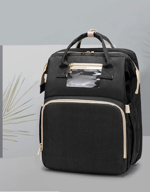 Load image into Gallery viewer, USB Charging Version Mommy Bed Backpack Folding Large Capacity Multi-function
