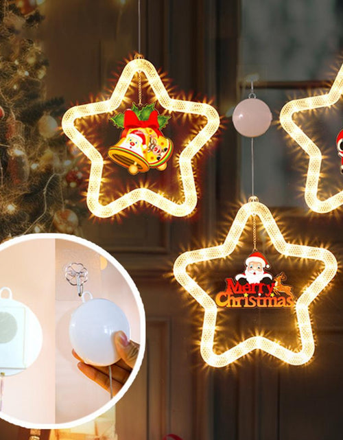 Load image into Gallery viewer, Christmas Pendant Decoration Christmas Atmosphere Led Lights Led Christmas Star Light Decoration For Window Door For Holiday
