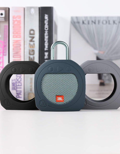 Load image into Gallery viewer, Protective Silicone Stand up Carrying Case for JBL Clip 3 Waterproof Portable Bluetooth Speaker(Blue)
