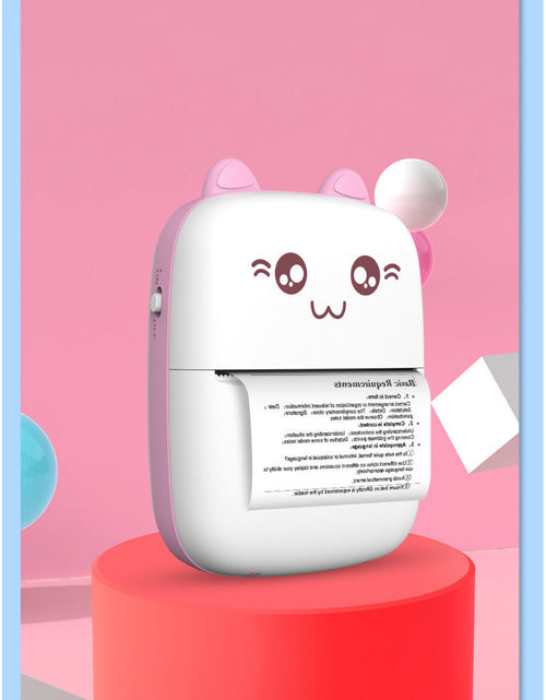 Load image into Gallery viewer, Mini Printer Portable Mini Bluetooth WiFi New Wrong Printer Mobile Phone Photo Title Note Hot Print Pocket Student Error Label Printer
