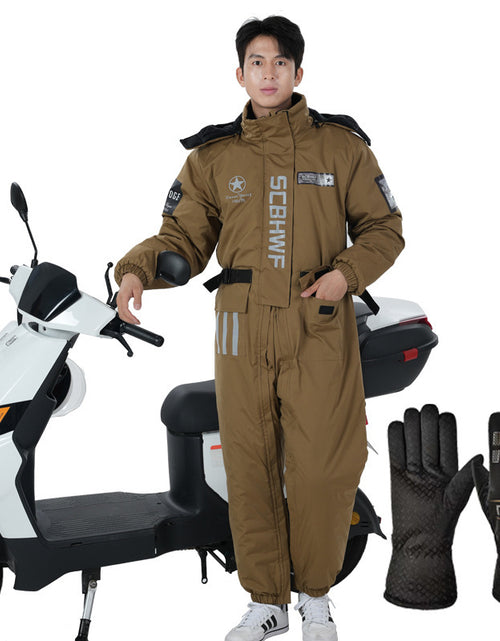 Load image into Gallery viewer, Winter Outdoors Cold-proof Cycling One-piece Work Clothes
