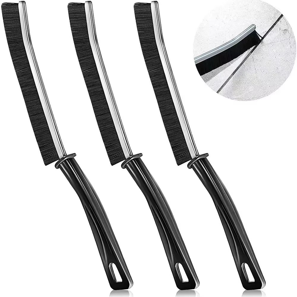 DeepClean™ Precision Crevice Brush Set – For Car, Kitchen, Tile Grout &amp; Tight Spaces (1–5pcs)