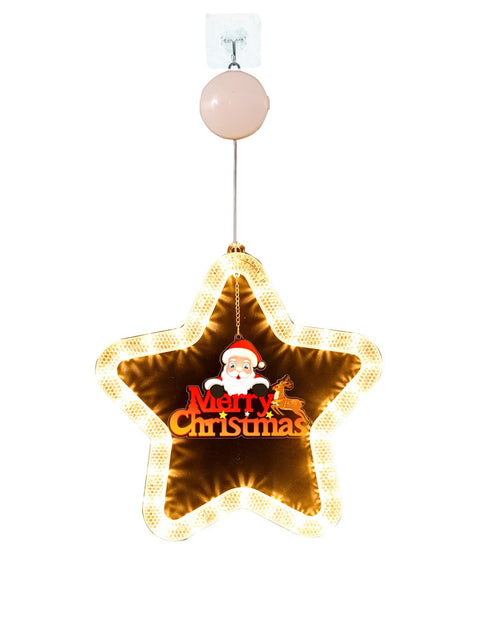 Load image into Gallery viewer, Christmas Pendant Decoration Christmas Atmosphere Led Lights Led Christmas Star Light Decoration For Window Door For Holiday
