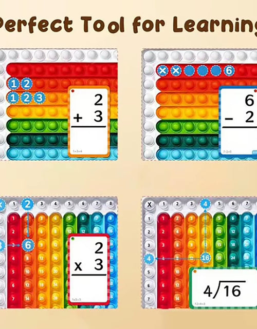 Load image into Gallery viewer, MathMaster™ Fidget Flash Cards – Learn Fast, Focus More, Master Math with Fun!
