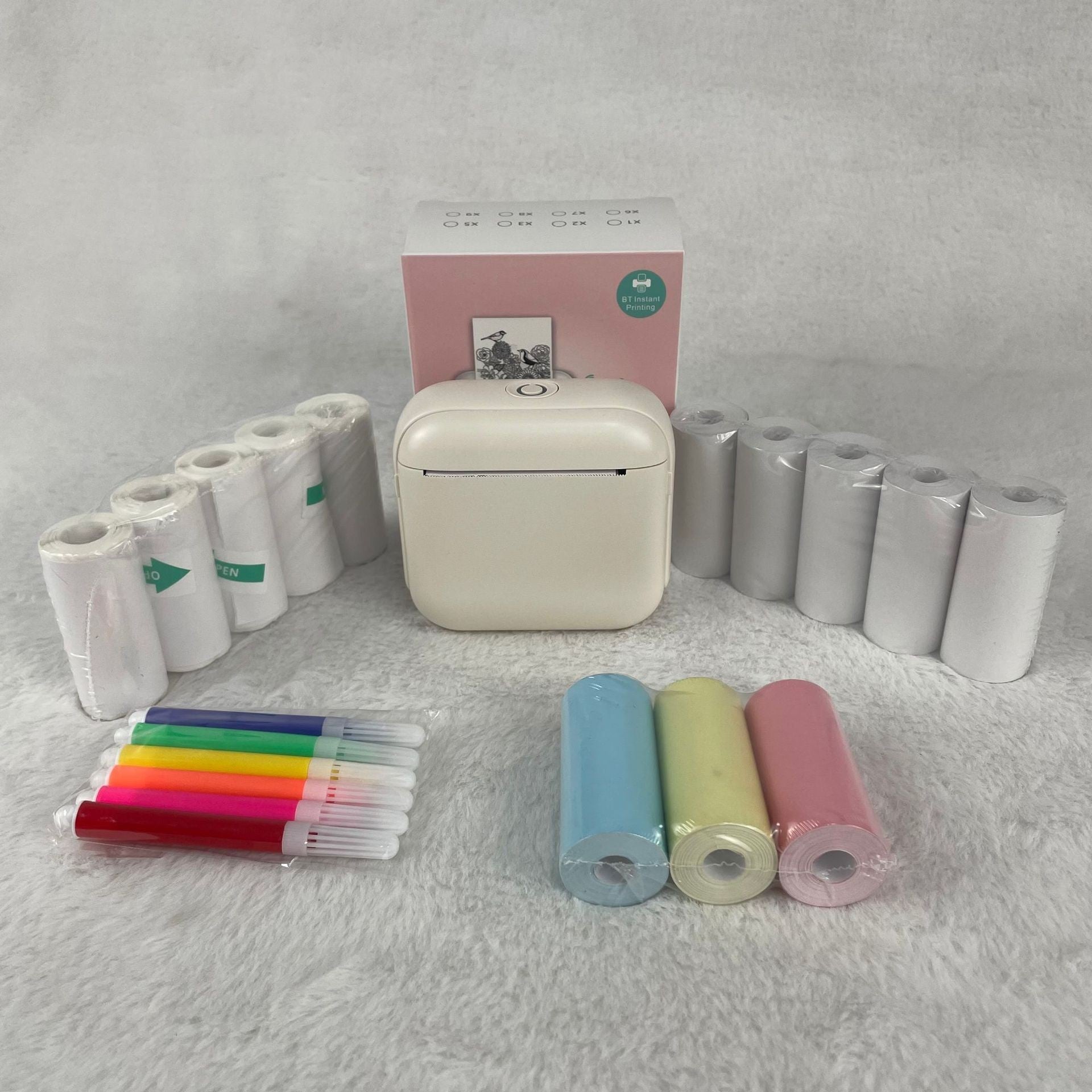 Popular HD Bluetooth Thermal Printer Portable Household Mini