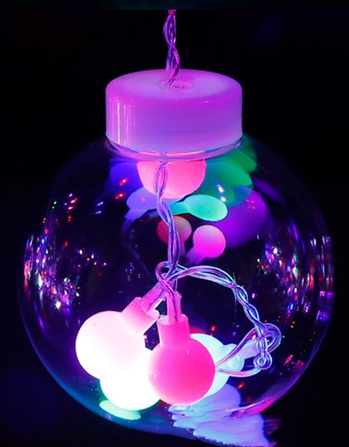 Load image into Gallery viewer, Led Wish Orbs Lighting Chain Star Moon Curtain Light Starry Sky
