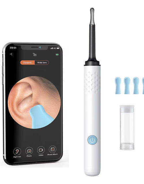 Load image into Gallery viewer, ClearView WiFi Ear Camera – HD Visual Ear Cleaner with LED Lights &amp; Mini Earpick
