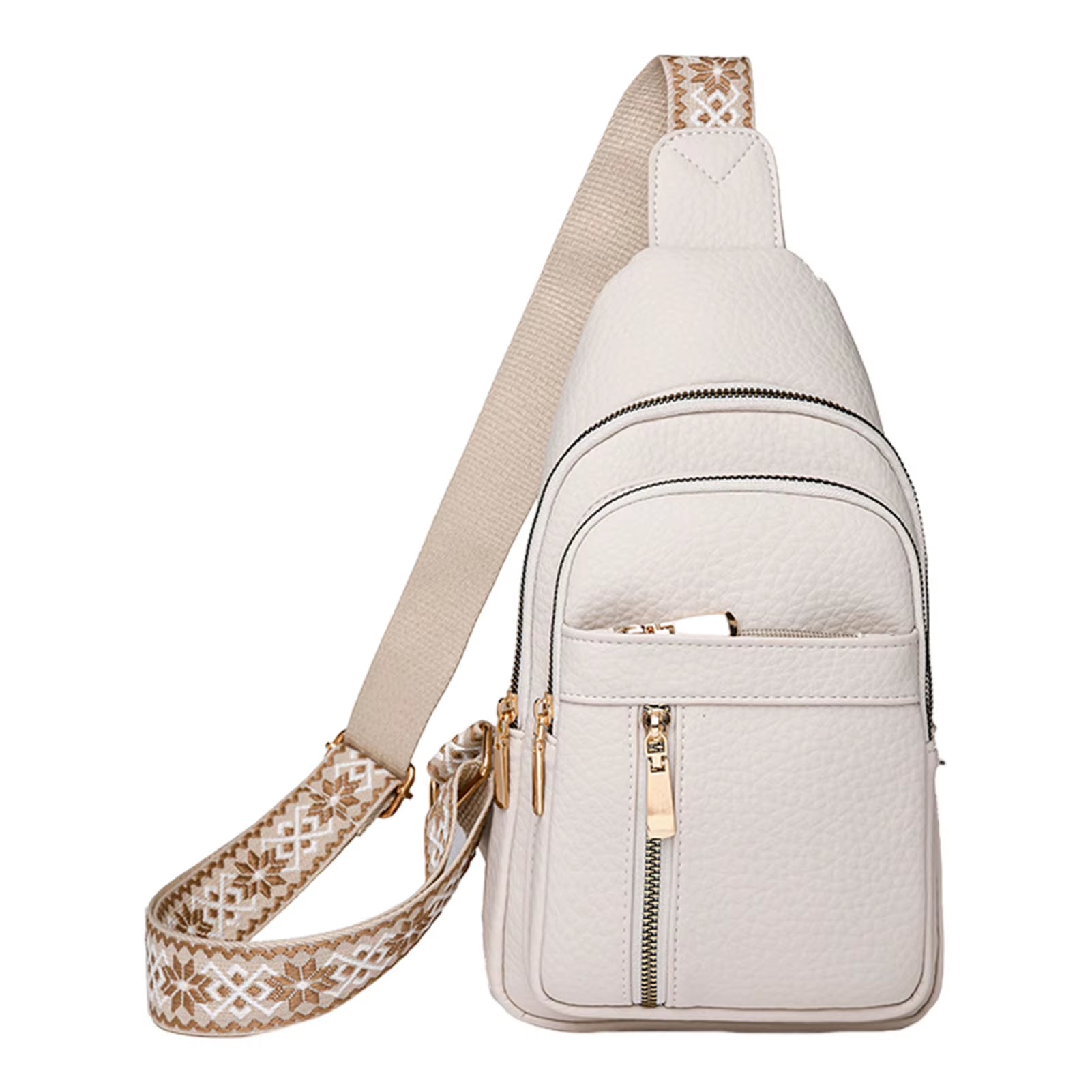 UrbanChic Crossbody – Waterproof PU Leather Chest &amp; Shoulder Bag for Women on the Go