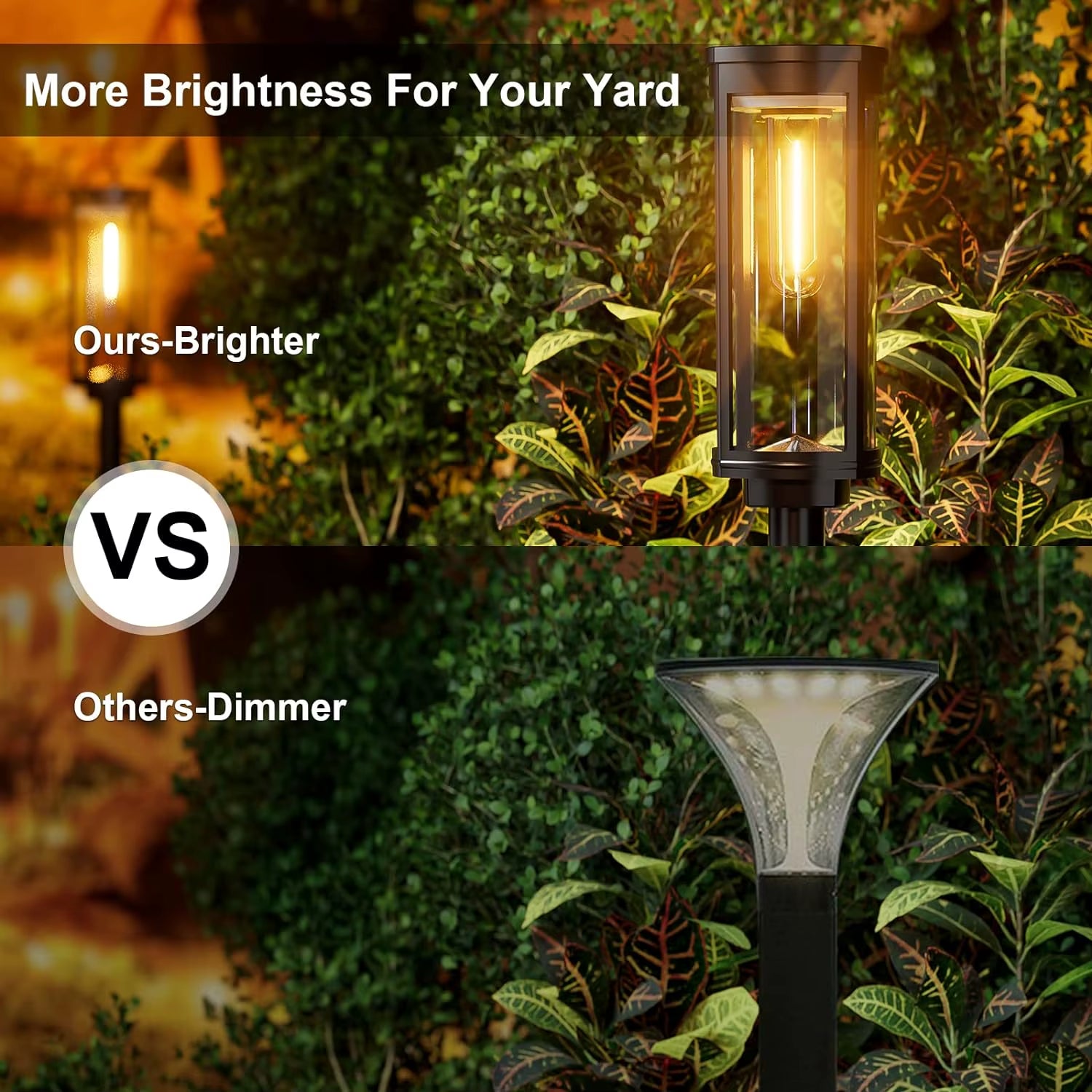GlowPath Solar Lights – Waterproof LED Outdoor Lighting for Garden, Yard, Patio &amp; Walkways