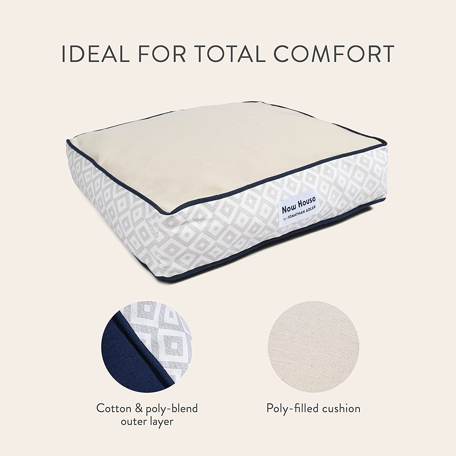 Now House for Pets by  Washable Dog Beds - Dog Cuddler Bed or Cushion Dog Bed for Small and Large Dogs by Now House by  - Dog Bed Washable, Pet Bed for Dogs, Puppy Bed