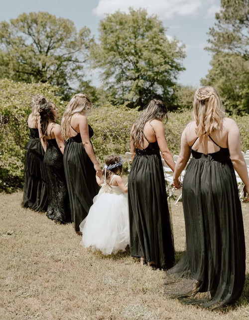 Load image into Gallery viewer, Women&#39;S Sexy Deep V Neck Split Cocktail Party Formal Bridesmaid Maxi Dress
