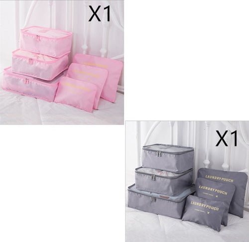 Load image into Gallery viewer, 6 PCS Travel Storage Bag Set for Clothes Tidy Organizer
