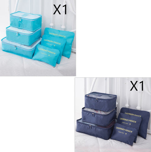Load image into Gallery viewer, 6 PCS Travel Storage Bag Set for Clothes Tidy Organizer

