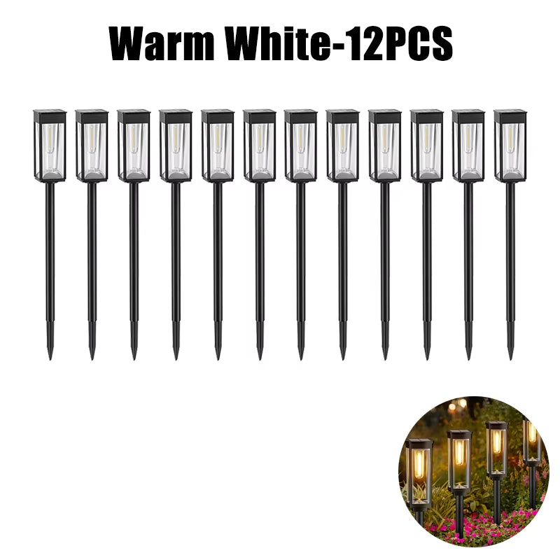 GlowPath Solar Lights – Waterproof LED Outdoor Lighting for Garden, Yard, Patio &amp; Walkways