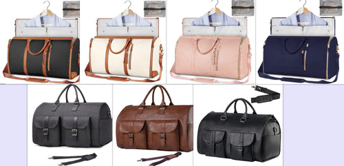 Large Capacity Travel Duffle Bag Women's Handbag Folding Suit Bag