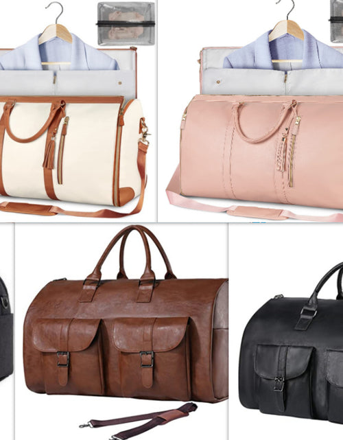 Load image into Gallery viewer, Large Capacity Travel Duffle Bag Women&#39;s Handbag Folding Suit Bag Waterproof Clothes Totes
