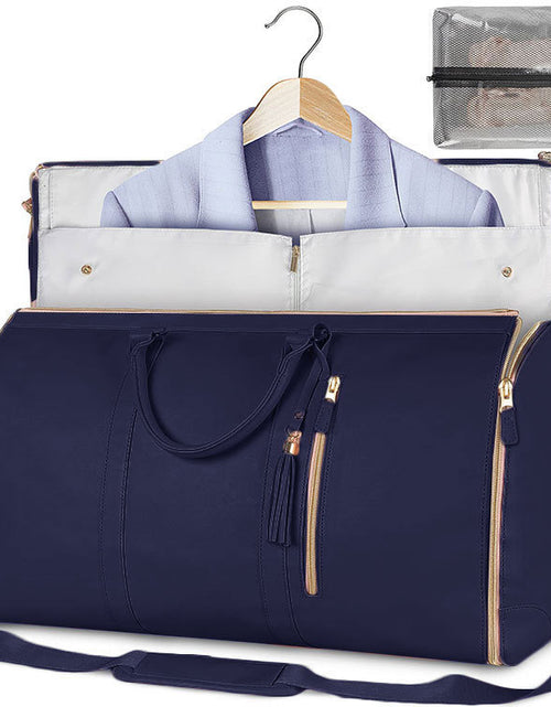 Load image into Gallery viewer, Large Capacity Travel Duffle Bag Women&#39;s Handbag Folding Suit Bag Waterproof Clothes Totes
