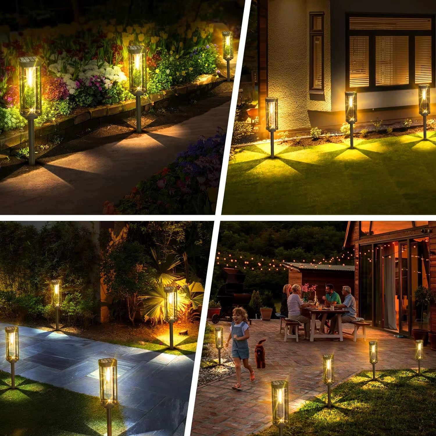 GlowPath Solar Lights – Waterproof LED Outdoor Lighting for Garden, Yard, Patio &amp; Walkways