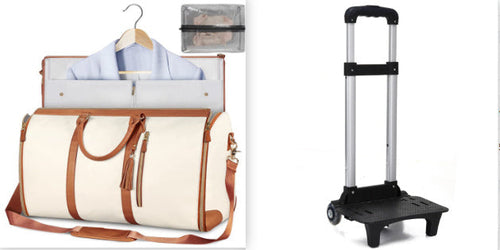 Load image into Gallery viewer, Large Capacity Travel Duffle Bag Women&#39;s Handbag Folding Suit Bag
