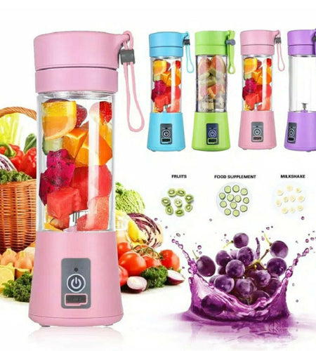 Portable Blender With USB Rechargeable Mini Kitchen Fruit Juice Mixer Home Simple Portable Electric Mini Juicer