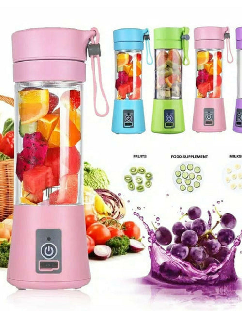 Load image into Gallery viewer, Portable Blender With USB Rechargeable Mini Kitchen Fruit Juice Mixer Home Simple Portable Electric Mini Juicer
