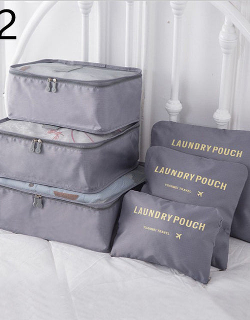 Load image into Gallery viewer, 6 PCS Travel Storage Bag Set for Clothes Tidy Organizer
