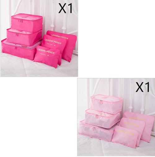 Load image into Gallery viewer, 6 PCS Travel Storage Bag Set for Clothes Tidy Organizer
