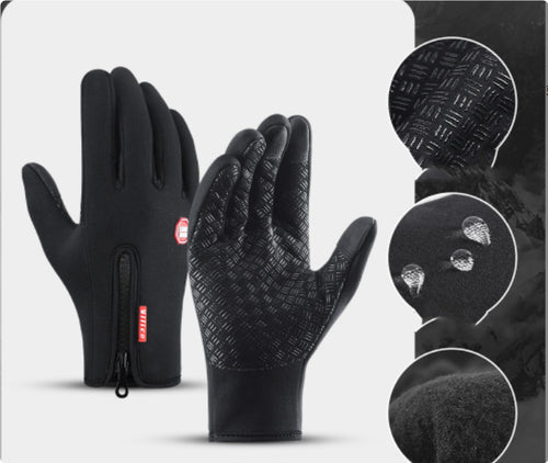 Load image into Gallery viewer, Winter Gloves Touch Screen Riding Motorcycle Sliding Waterproof Sports Gloves With Fleece
