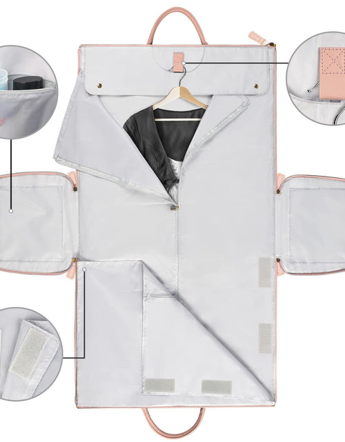 Load image into Gallery viewer, Large Capacity Travel Duffle Bag Women&#39;s Handbag Folding Suit Bag Waterproof Clothes Totes
