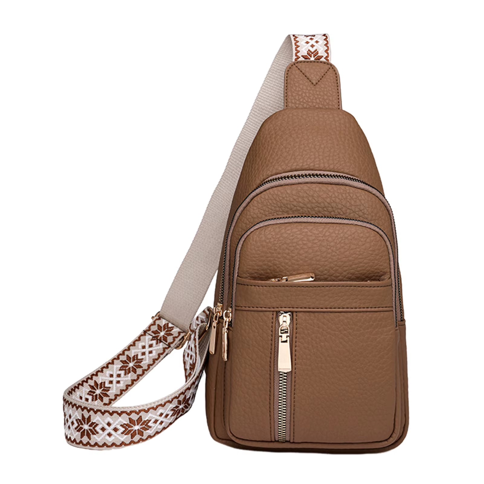 UrbanChic Crossbody – Waterproof PU Leather Chest &amp; Shoulder Bag for Women on the Go