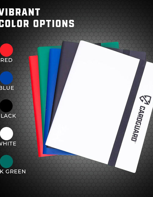 Load image into Gallery viewer, Trading Card Pro-Folio, 9-Pocket Side-Loading Pages, Holds 360 Cards, Dark Green
