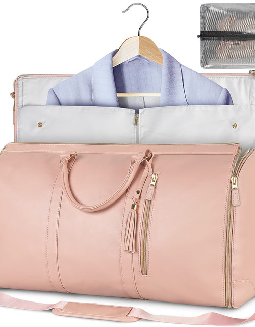 Load image into Gallery viewer, Large Capacity Travel Duffle Bag Women&#39;s Handbag Folding Suit Bag Waterproof Clothes Totes
