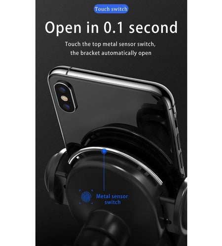 10W Wireless Automatic Clamping Mount Fast Charger For Your Car