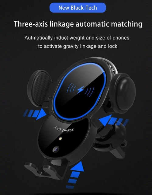 Load image into Gallery viewer, 10W Wireless Automatic Clamping Mount Fast Charger For Your Car
